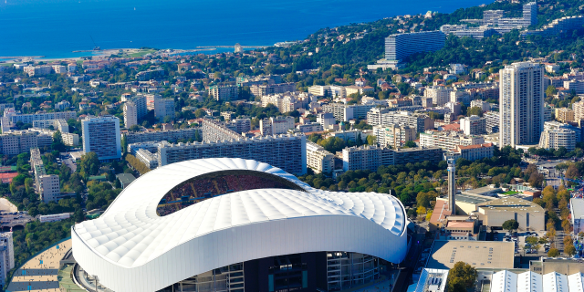 Stade De Marseille vu de drone
