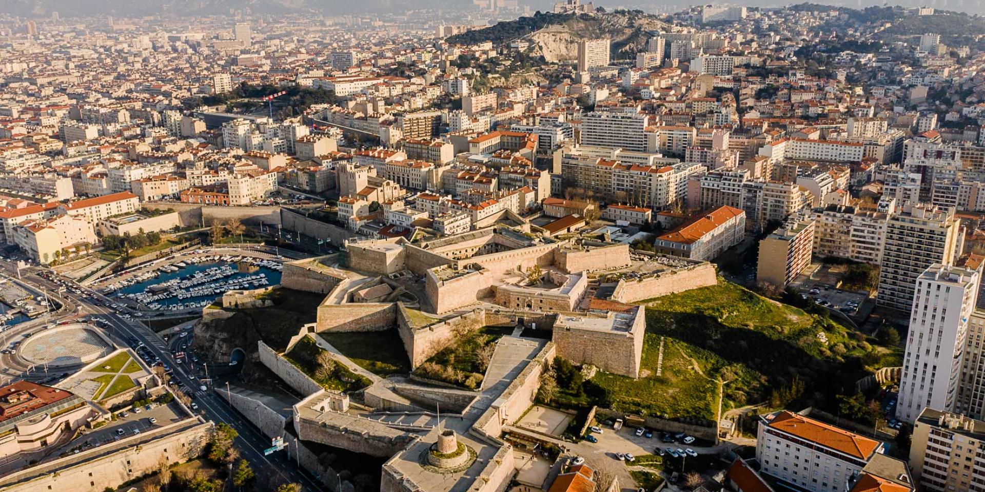 Citadelle De Marseille vue d'en haut