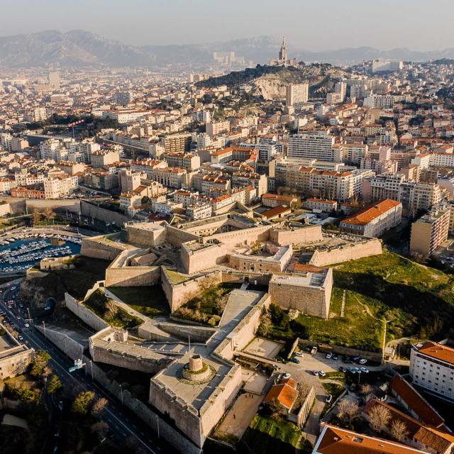 Citadelle De Marseille vue d'en haut