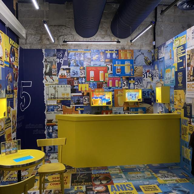 Maison Yellow à marseille, Bar