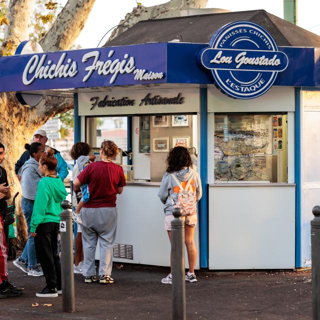 Cabanon de chichis fregis. Quartier de l'Estaque à Marseille