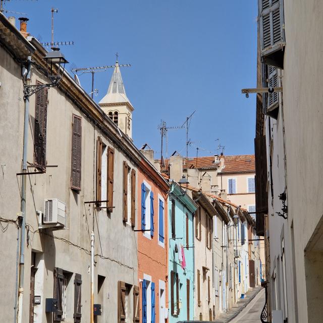Ruelle dans le quartier de l'Estaque à MArseille