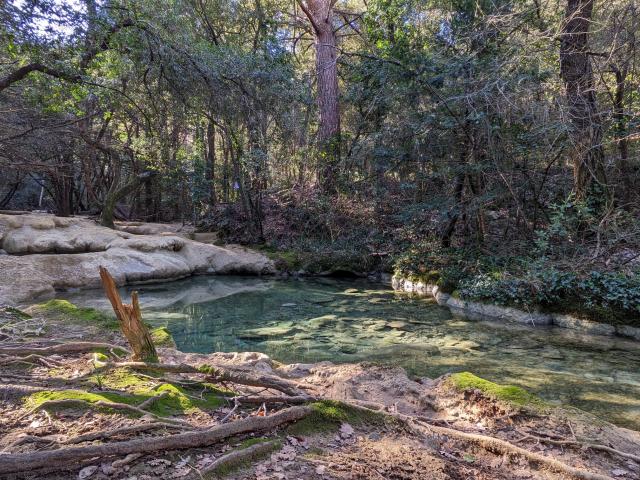 source de l'Huveaune à Nans les Pins