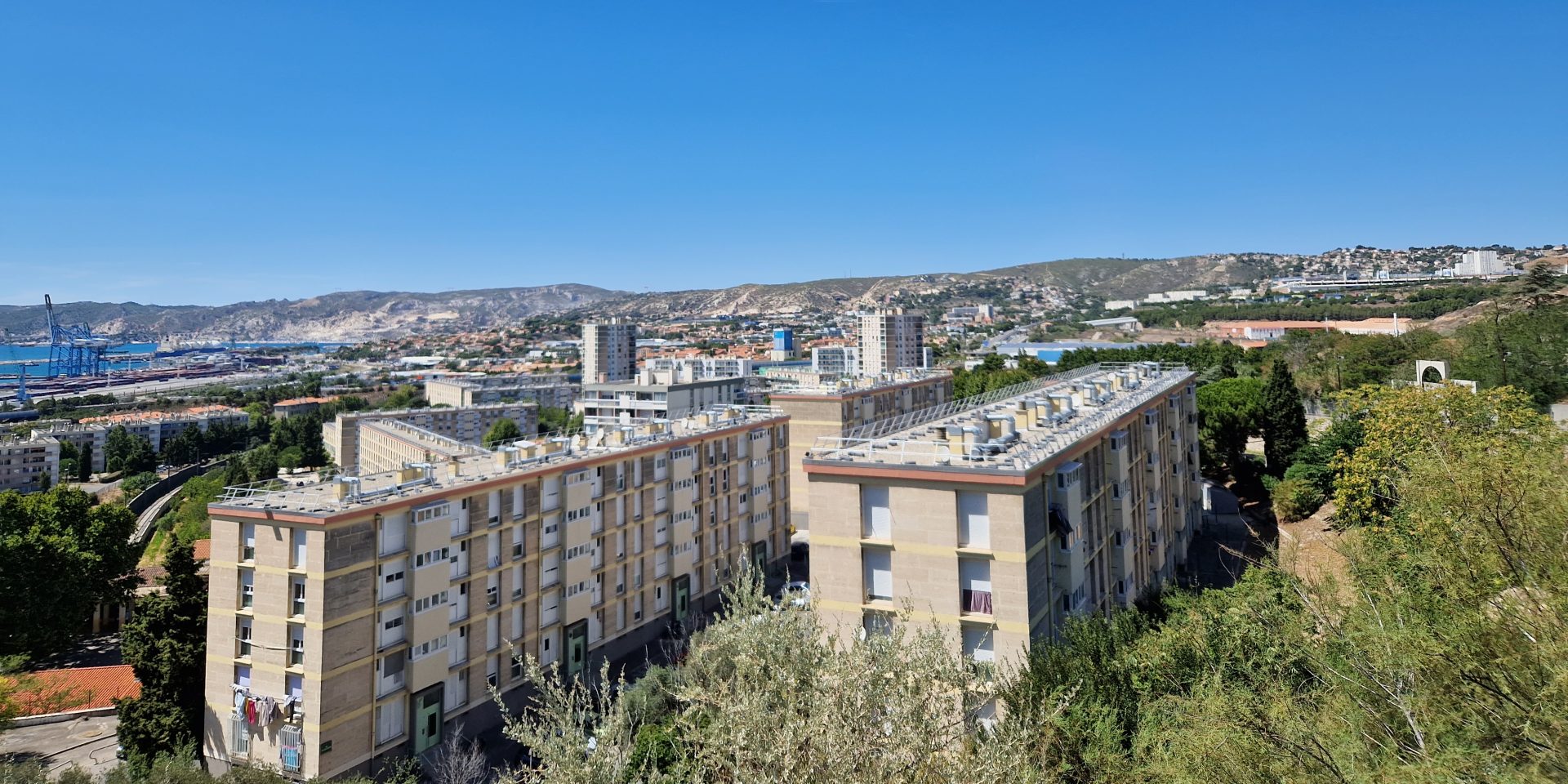 Cite Consolat dans le quartier de la calade à marseille