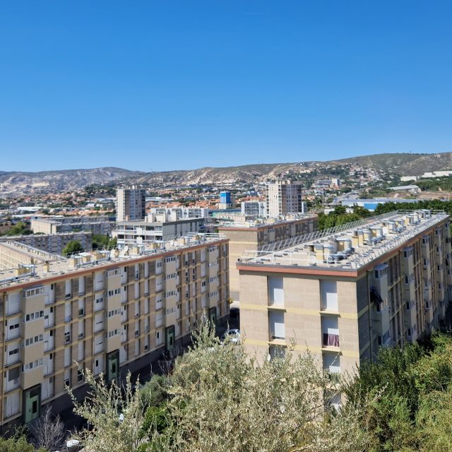 Cite Consolat dans le quartier de la calade à marseille