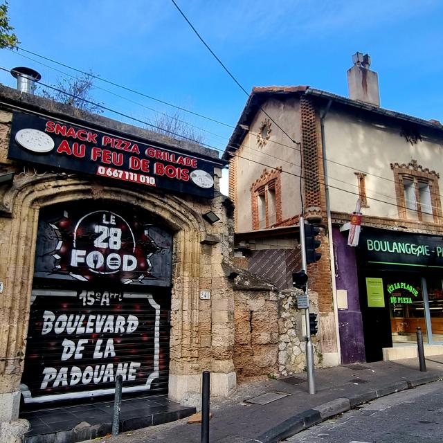 quartier les aygalades, rue commercante