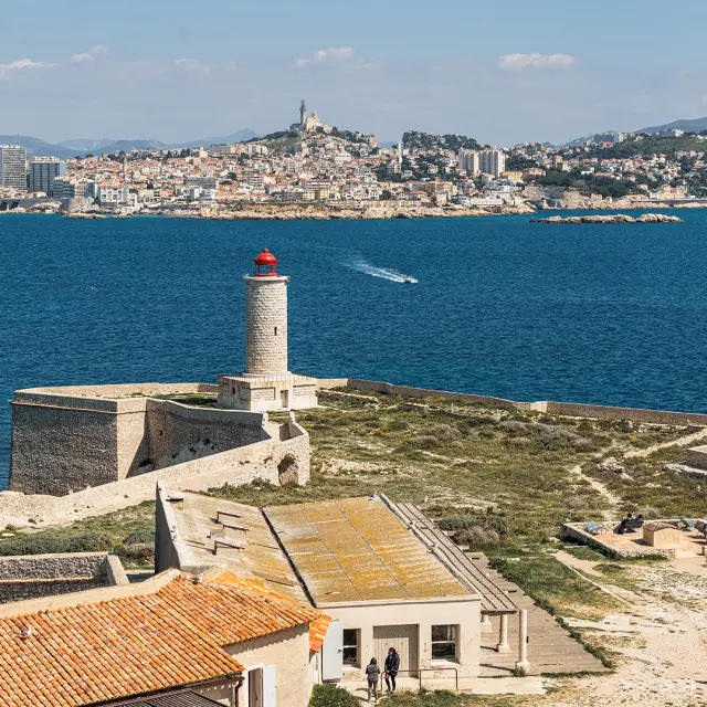 Marseille depuis le château d'if