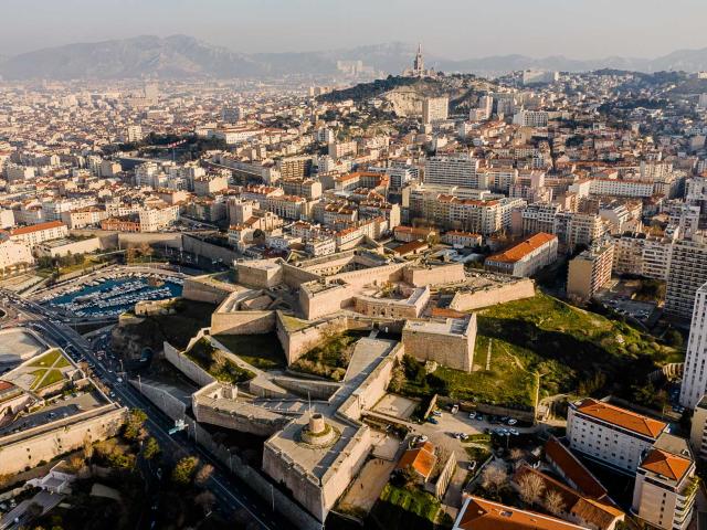 Citadelle De Marseille vue d'en haut